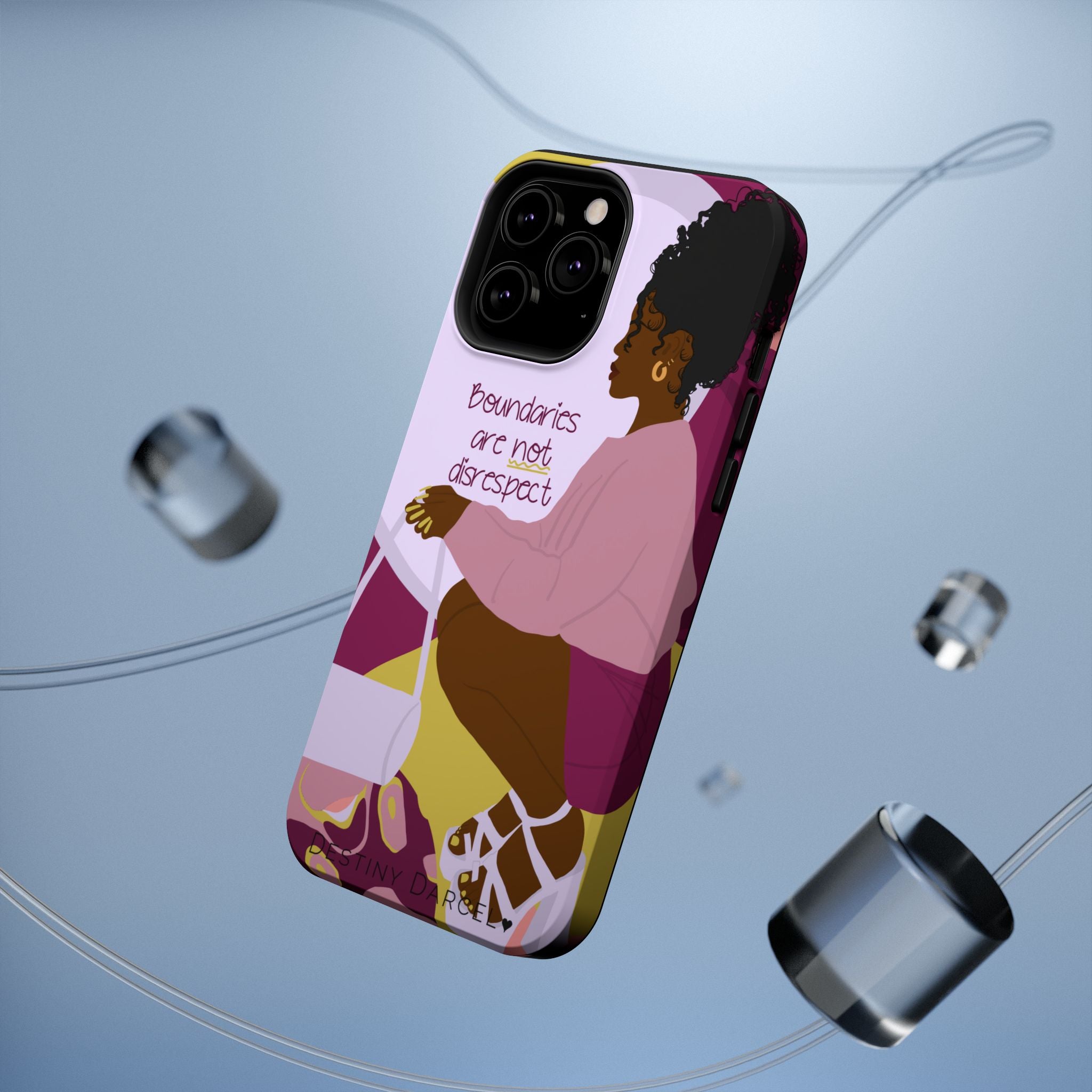 Boundaries are not disrespect Phone Case