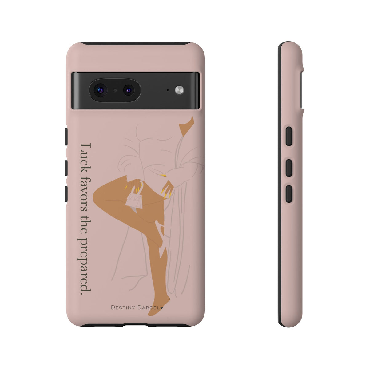 Luck Favors The Prepared Phone Case