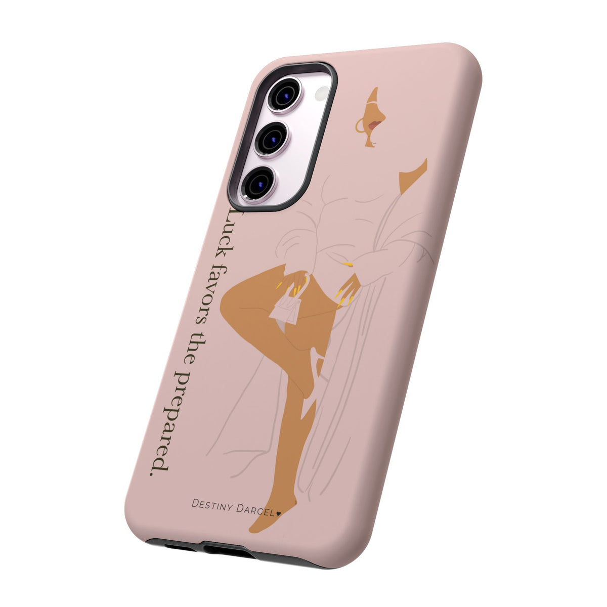 Luck Favors The Prepared Phone Case
