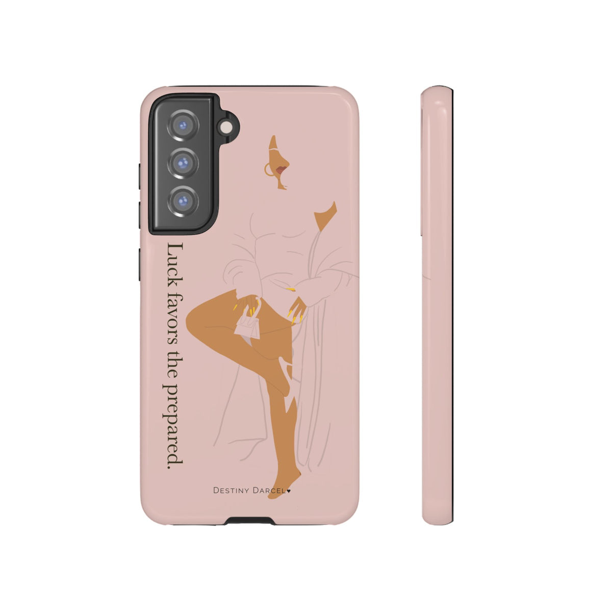 Luck Favors The Prepared Phone Case
