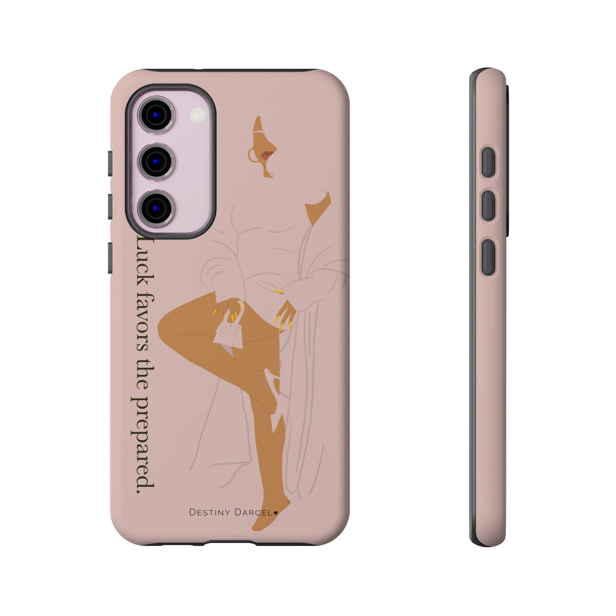 Luck Favors The Prepared Phone Case