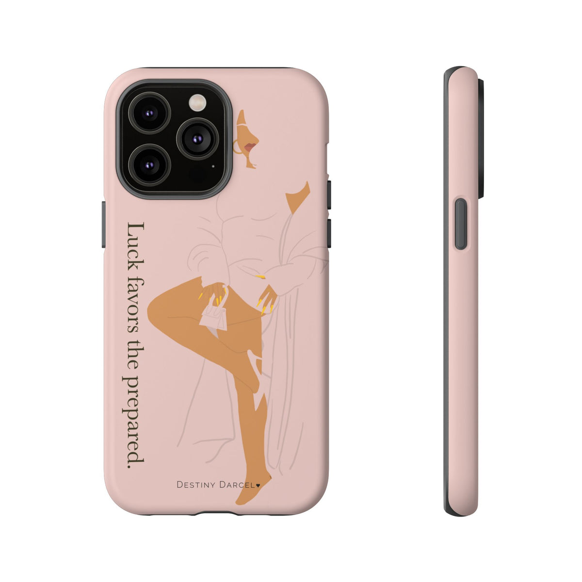 Luck Favors The Prepared Phone Case