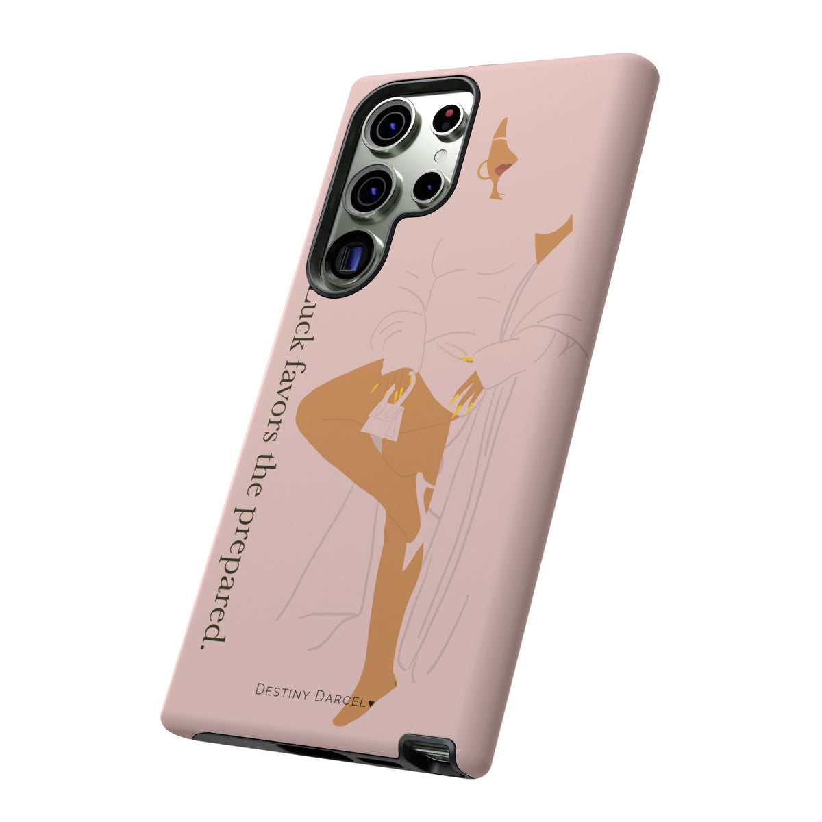 Luck Favors The Prepared Phone Case