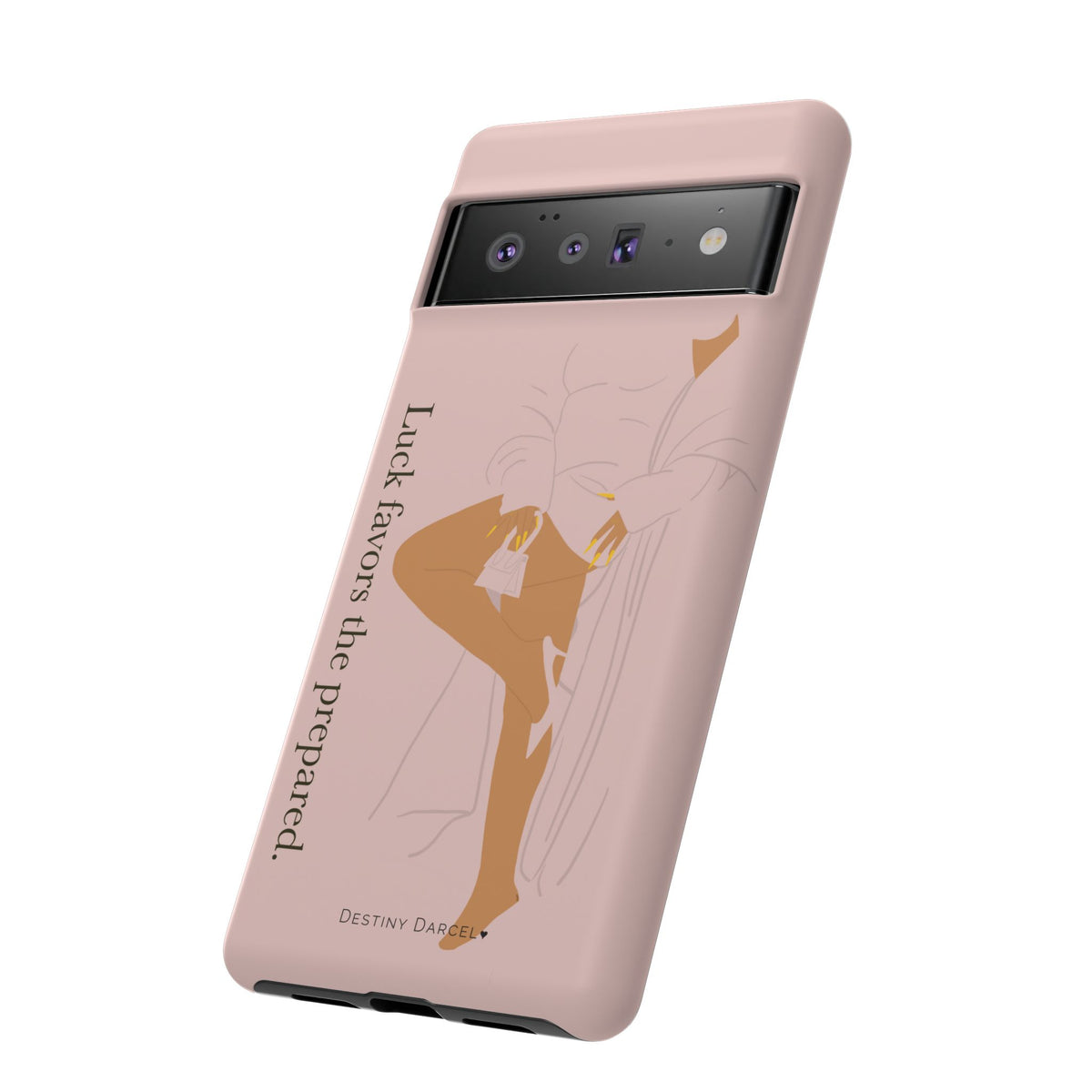 Luck Favors The Prepared Phone Case