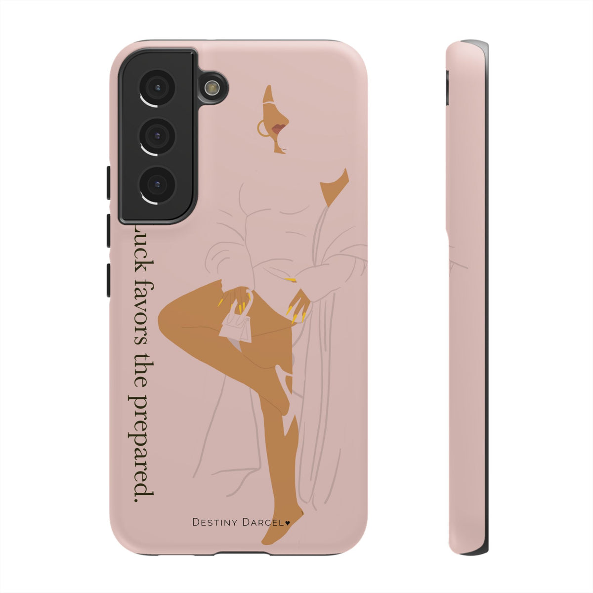 Luck Favors The Prepared Phone Case