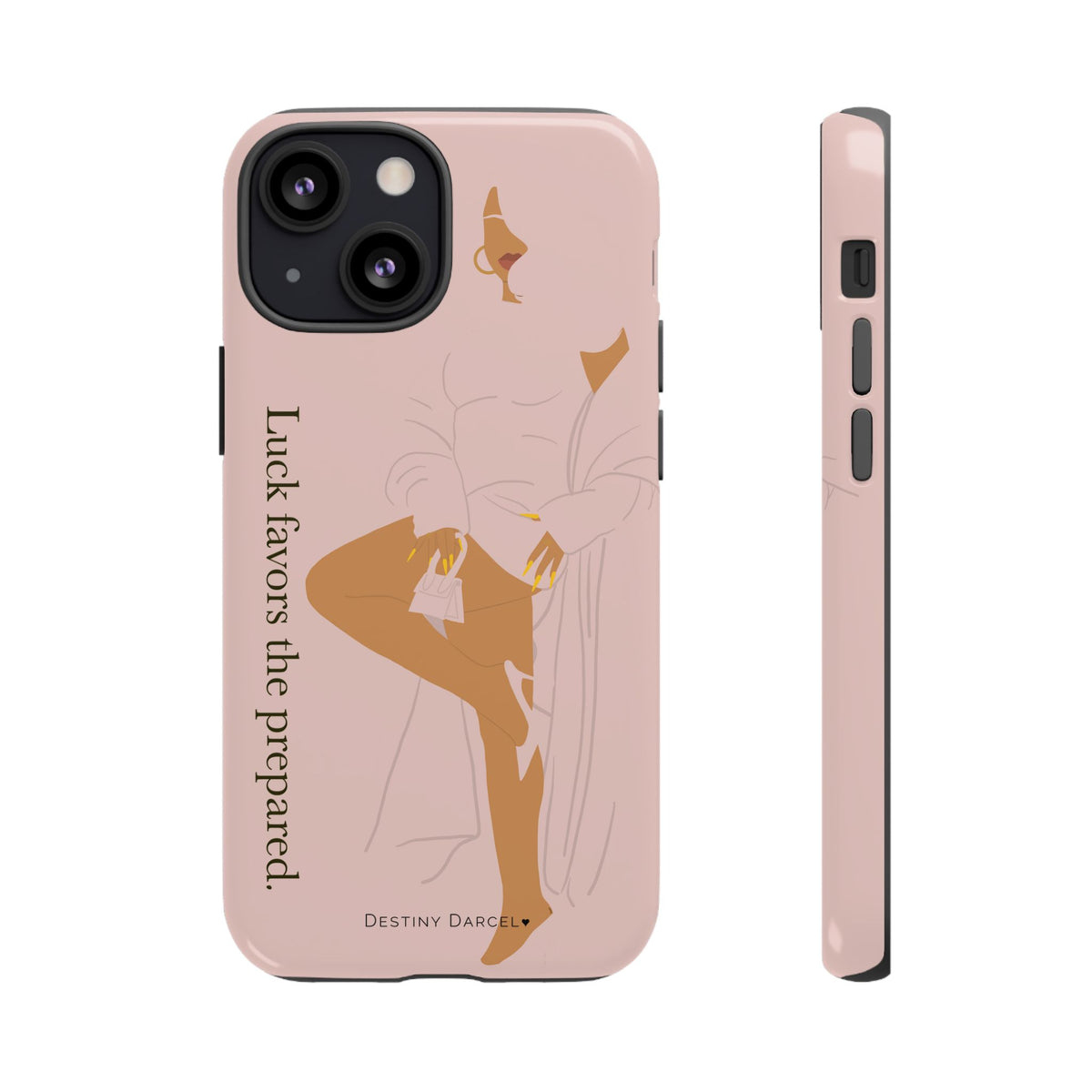 Luck Favors The Prepared Phone Case