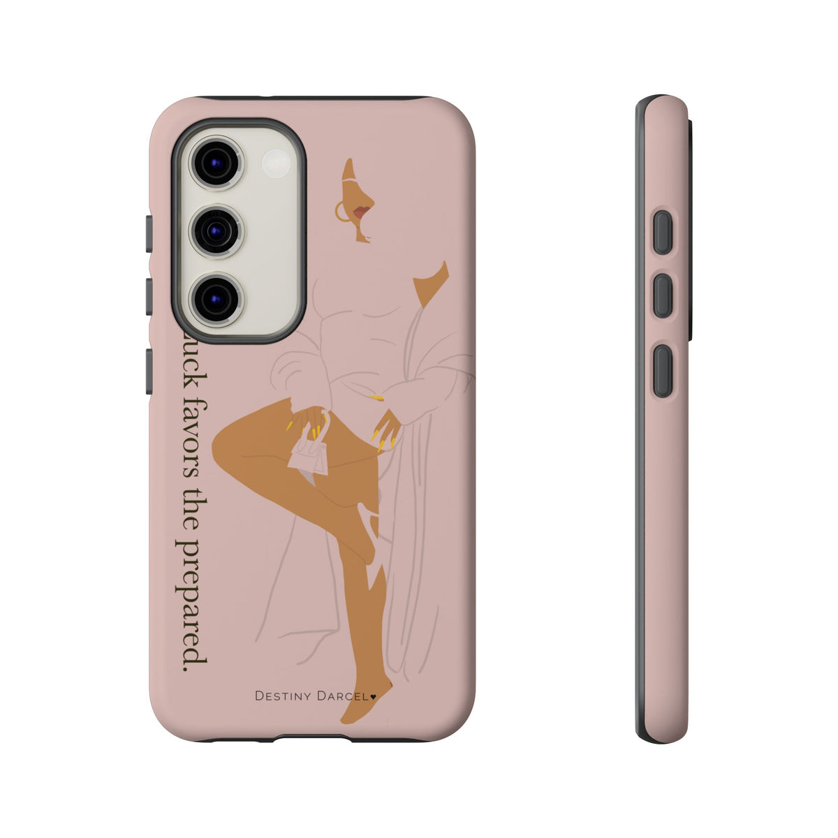Luck Favors The Prepared Phone Case