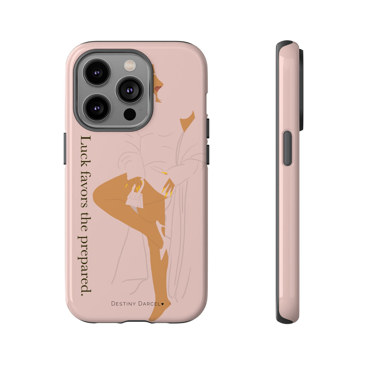 Luck Favors The Prepared Phone Case