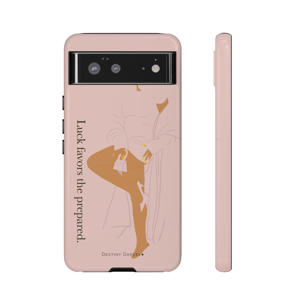 Luck Favors The Prepared Phone Case