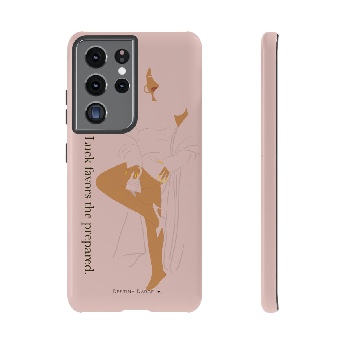 Luck Favors The Prepared Phone Case