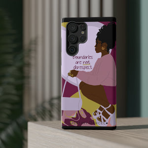 Boundaries are not disrespect Phone Case