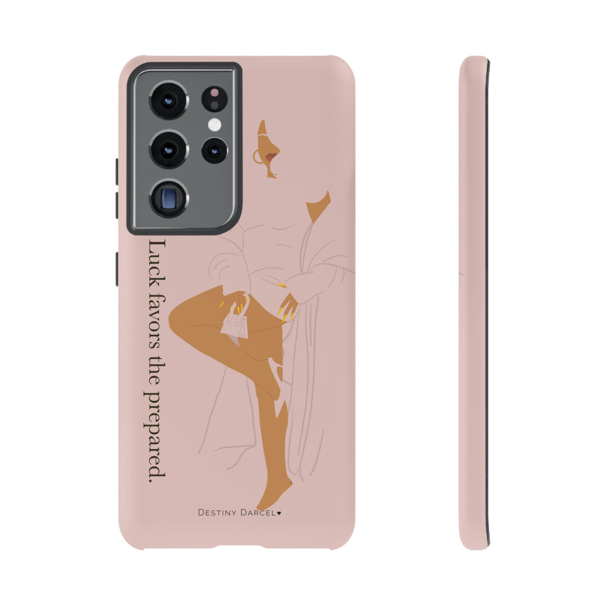 Luck Favors The Prepared Phone Case