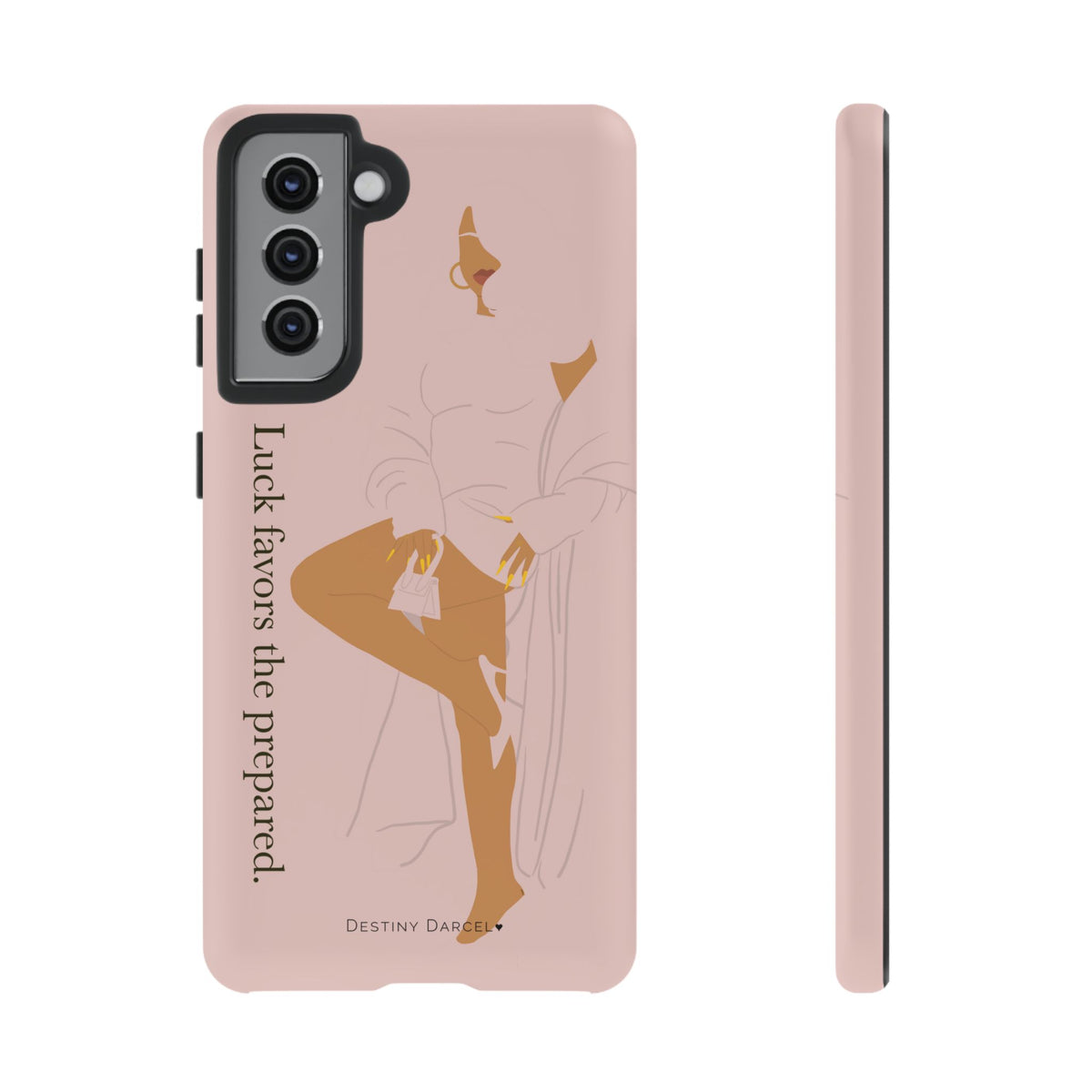 Luck Favors The Prepared Phone Case