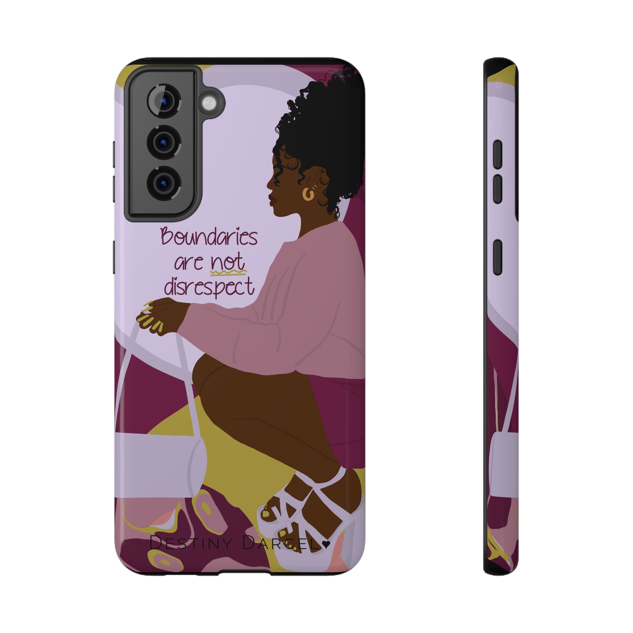 Boundaries are not disrespect Phone Case