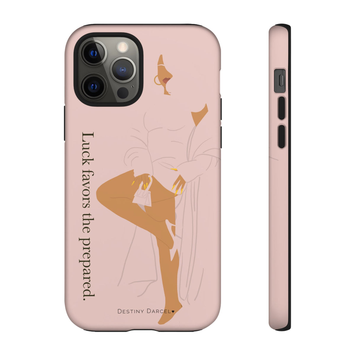 Luck Favors The Prepared Phone Case