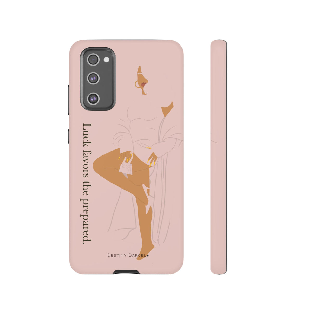 Luck Favors The Prepared Phone Case