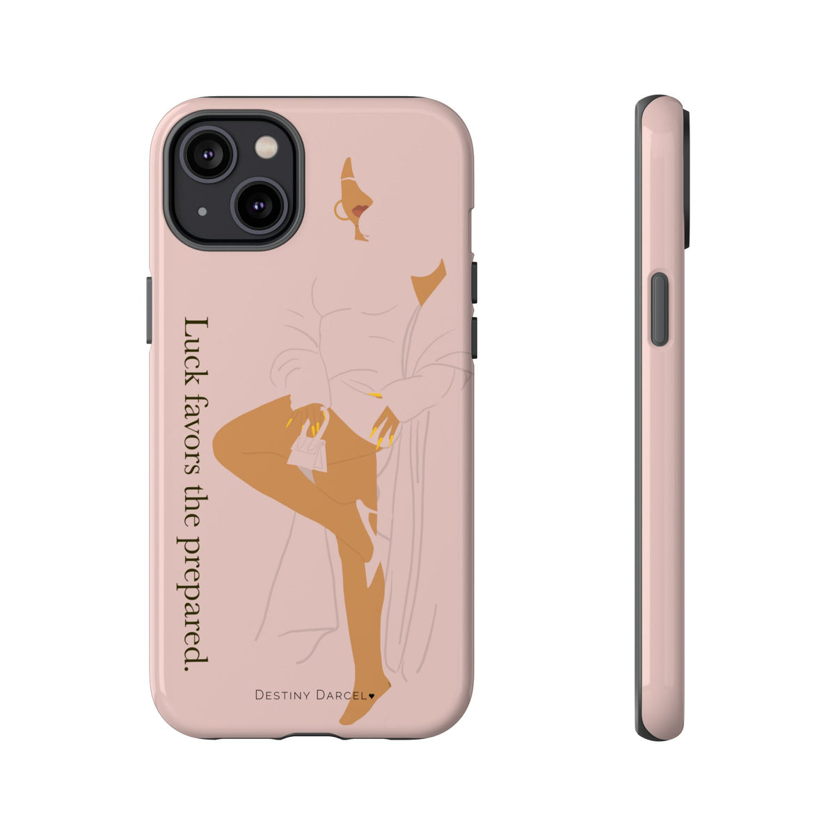 Luck Favors The Prepared Phone Case