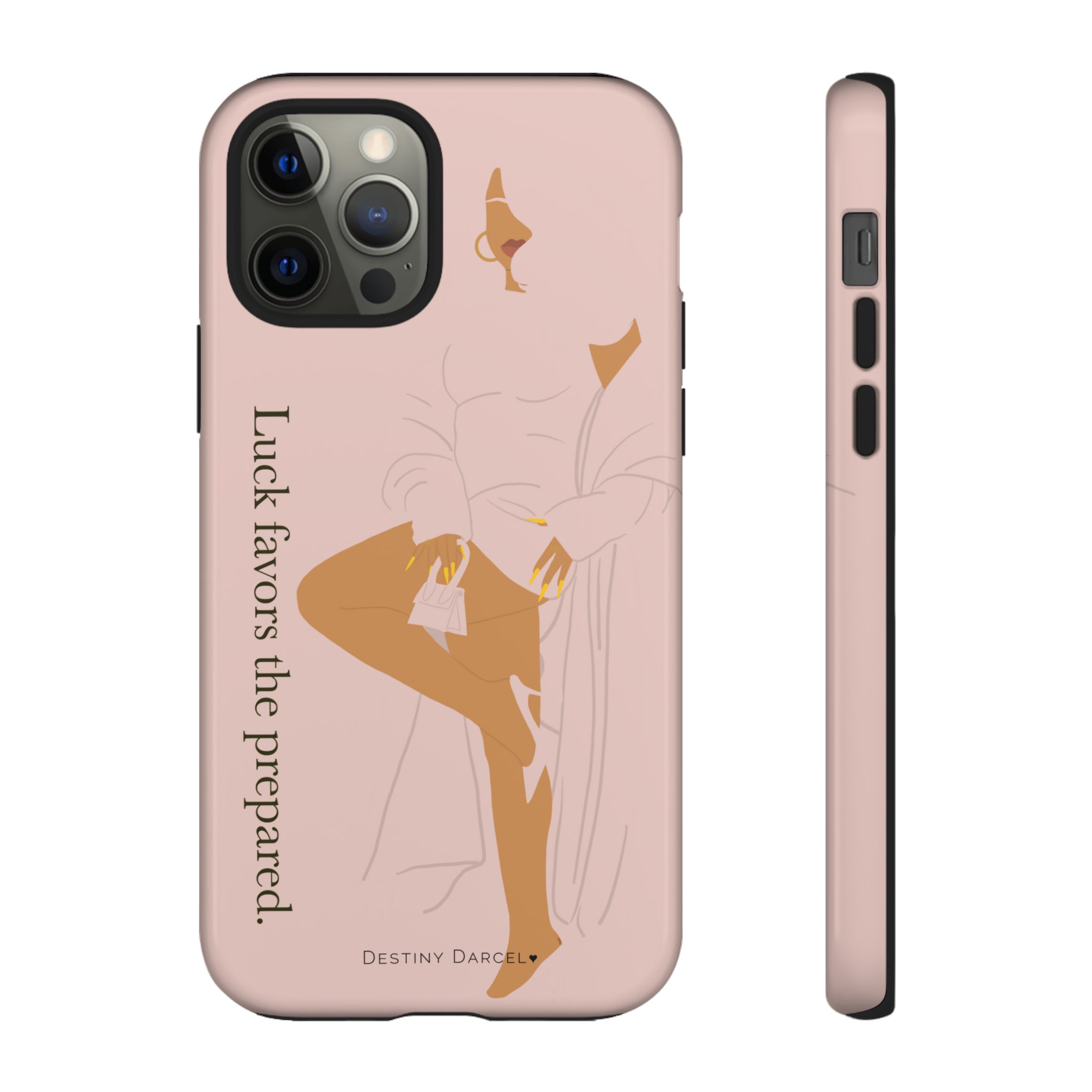 Luck Favors The Prepared Phone Case