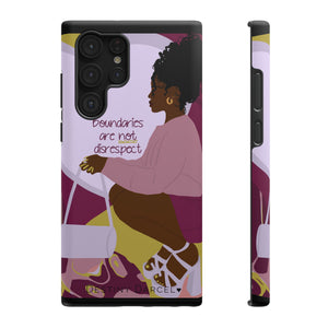 Boundaries are not disrespect Phone Case