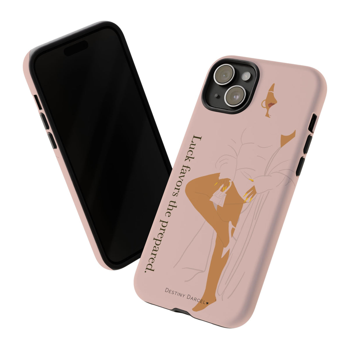 Luck Favors The Prepared Phone Case
