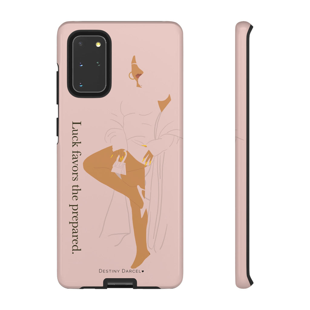 Luck Favors The Prepared Phone Case