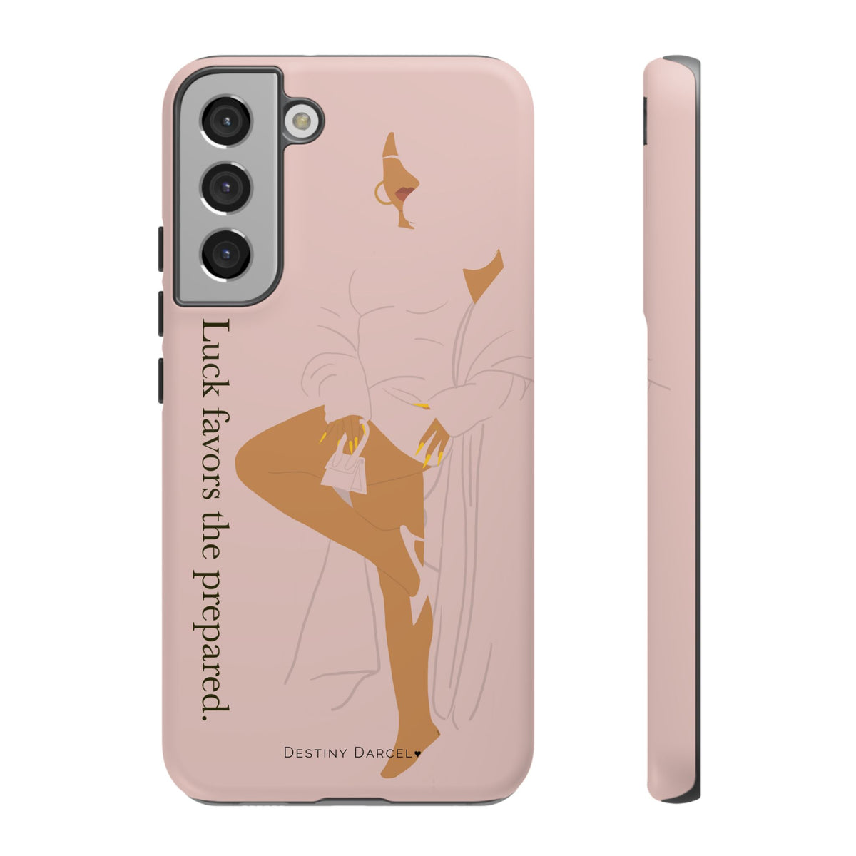 Luck Favors The Prepared Phone Case