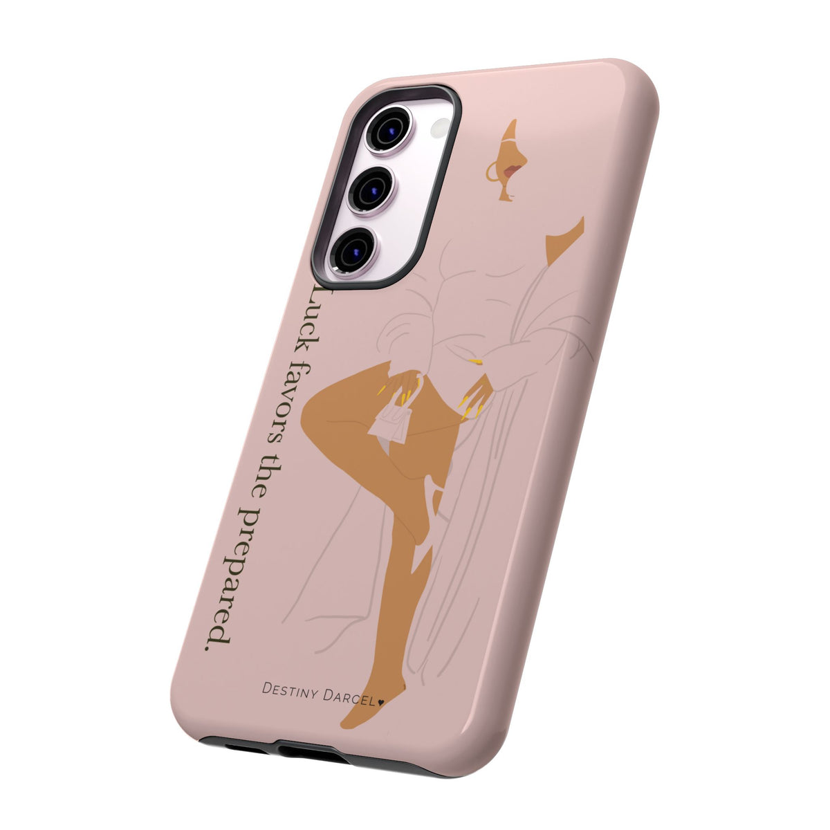 Luck Favors The Prepared Phone Case