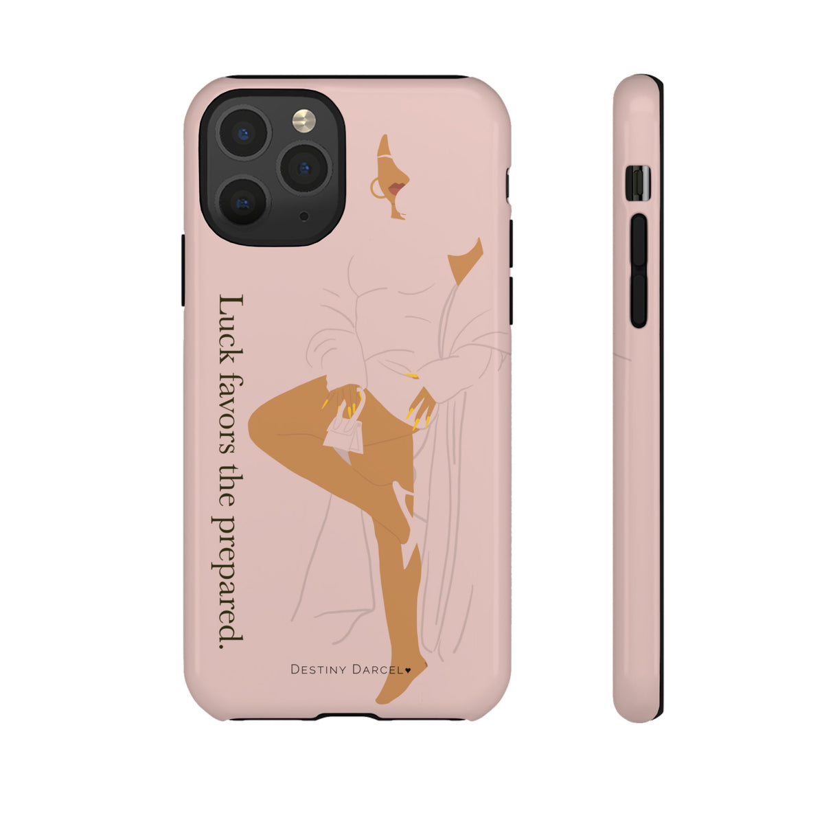Luck Favors The Prepared Phone Case
