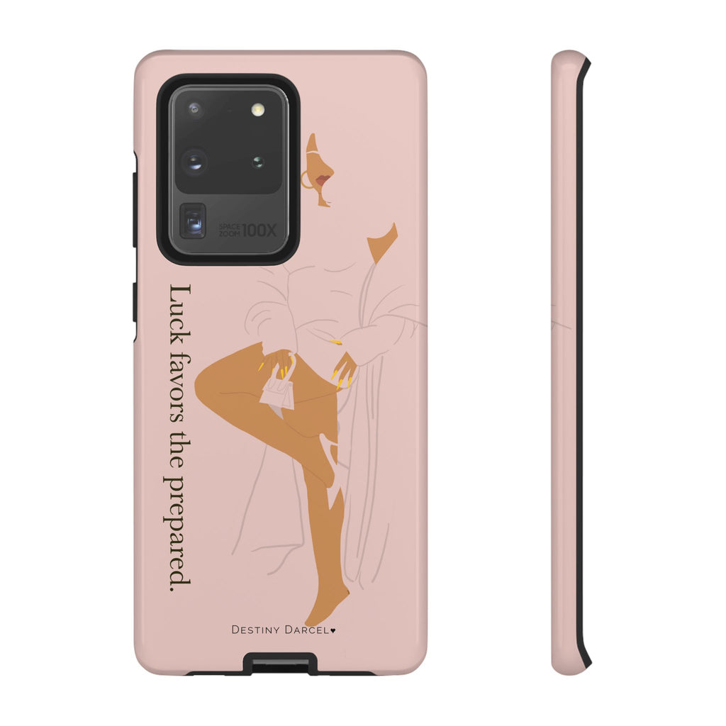 Luck Favors The Prepared Phone Case