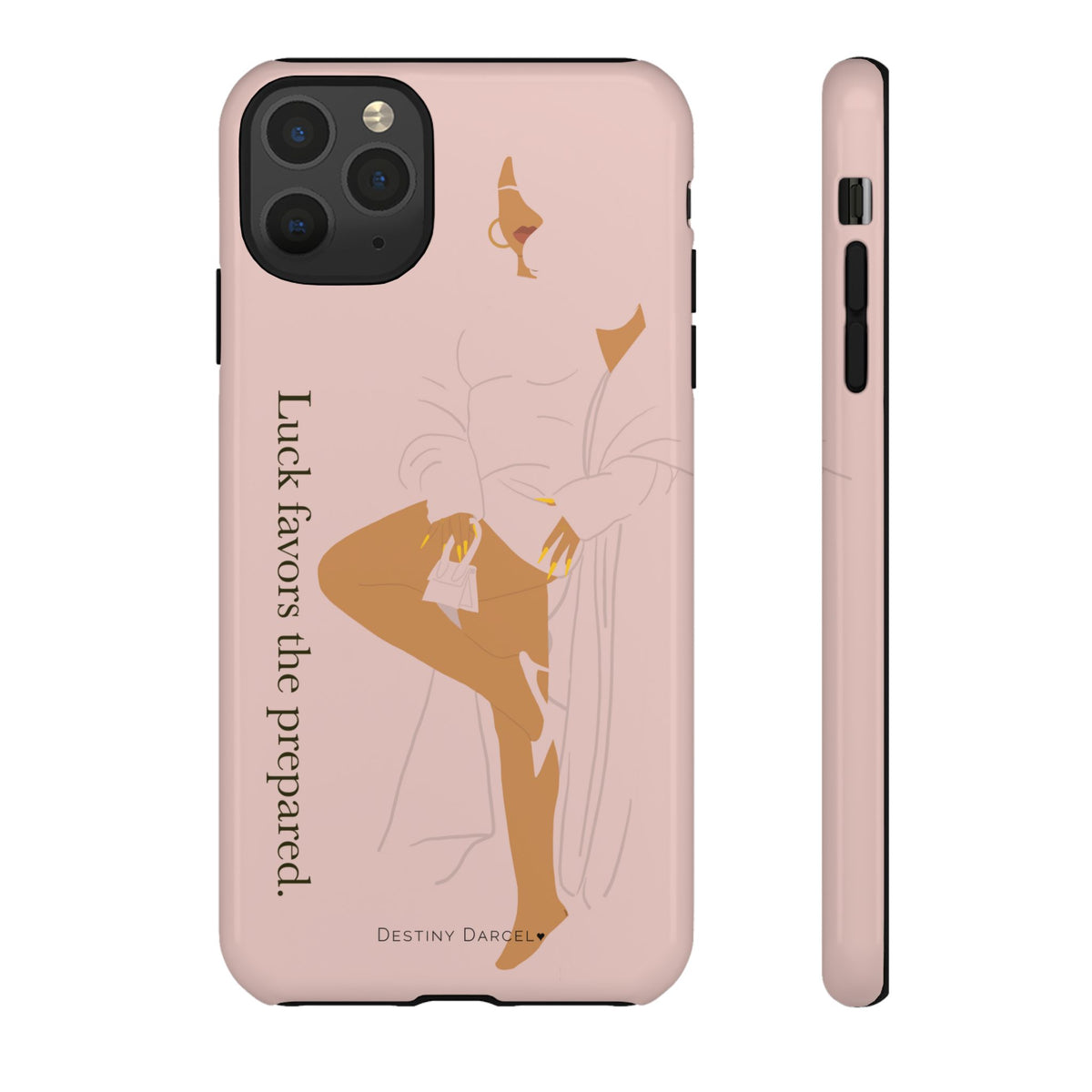 Luck Favors The Prepared Phone Case