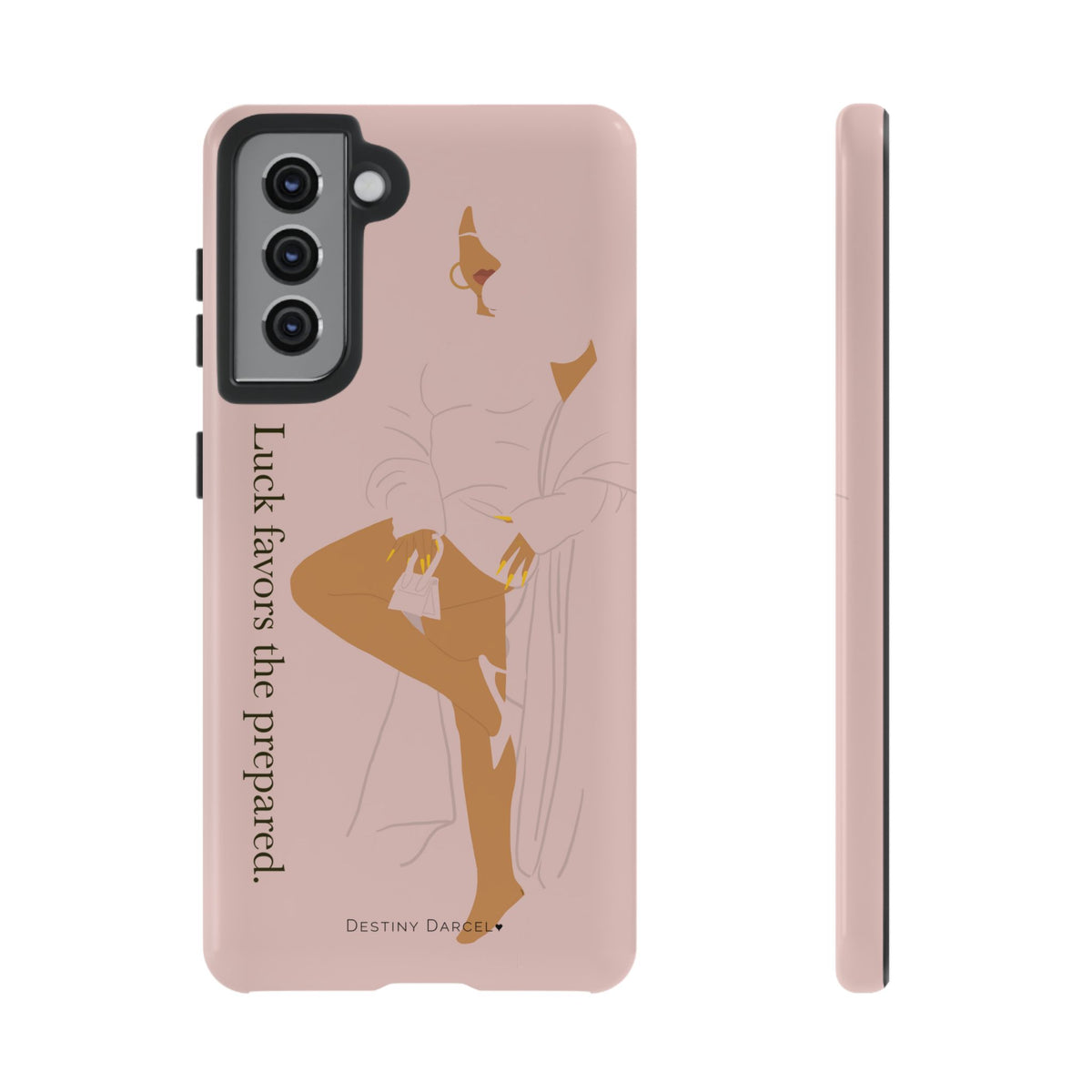 Luck Favors The Prepared Phone Case