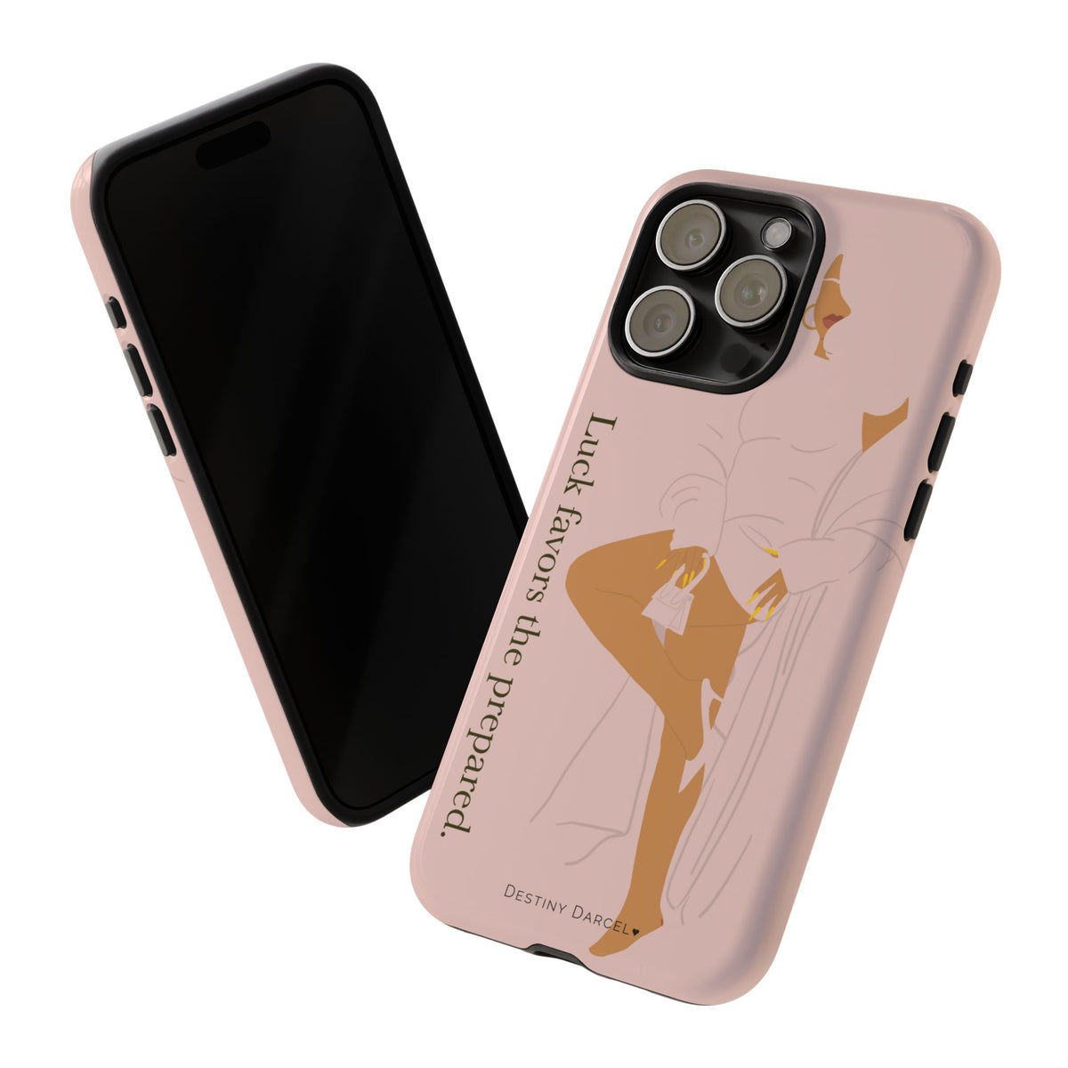 Luck Favors The Prepared Phone Case