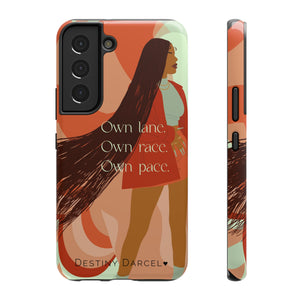 Own race own lane own pace Phone Case