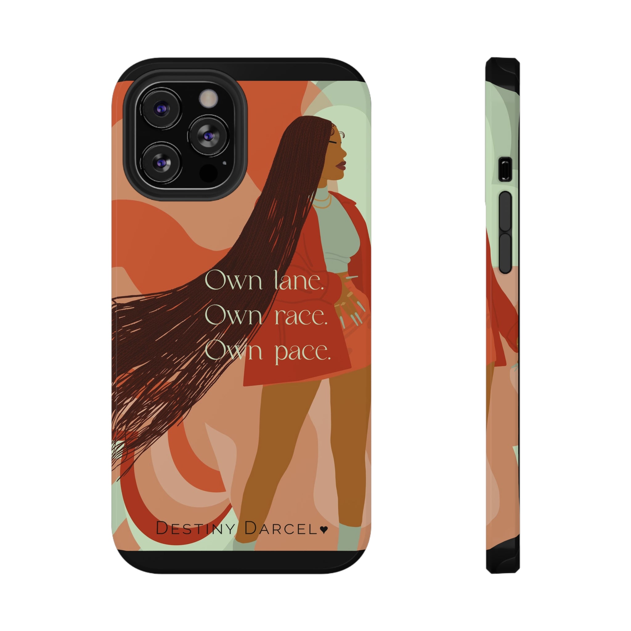 Own race own lane own pace Phone Case